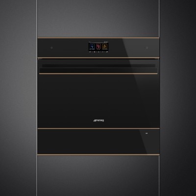 Smeg Cprt615Nr Dolce Stil Novo Wärmeschublade h 15cm schwarz