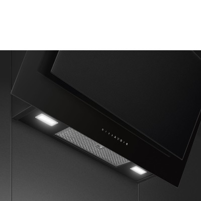 Smeg Kv194B3 Hotte murale inclinée 90 cm noir