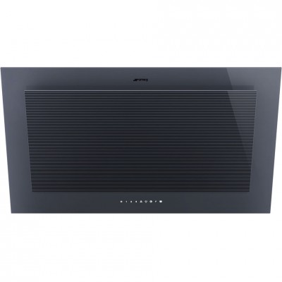 Smeg Kv194G Schräg-Wandhaube 90 cm grau