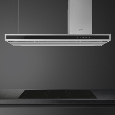 Smeg Klti12L4X Hotte îlot 120 cm inox