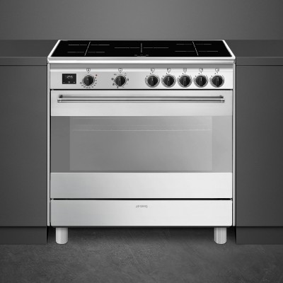 Smeg Bg91Ix2 Cuisinière à induction à poser 90 cm acier inoxydable