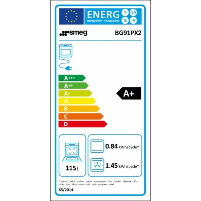 Smeg Bg91Px2 Freistehender Gasherd 90 cm Edelstahl