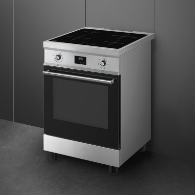 Smeg C6Imxt2 Free-standing induction cooker 60 cm stainless steel