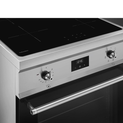 Smeg C6Imxt2 Cuisinière à induction en pose libre 60 cm inox