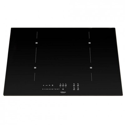 Placa de inducción Airforce Smart 60 cm cristal negro