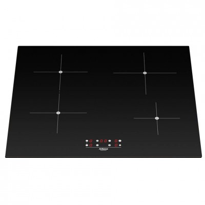 Airforce Pop 60-4 B Herd Induktion 60 cm schwarzes Glas
