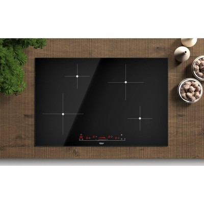 Placa de inducción Airforce Pop 80-4 80 cm cristal negro