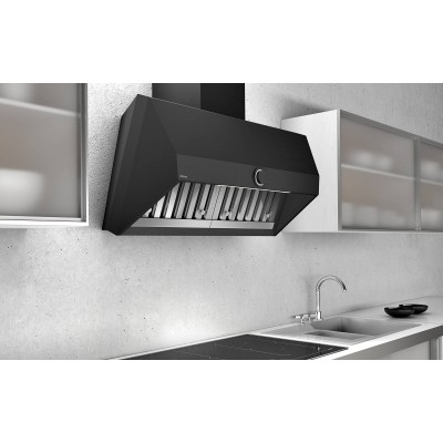 Airforce Vis Head Free Wall mounted hood vent 90 cm anthracite