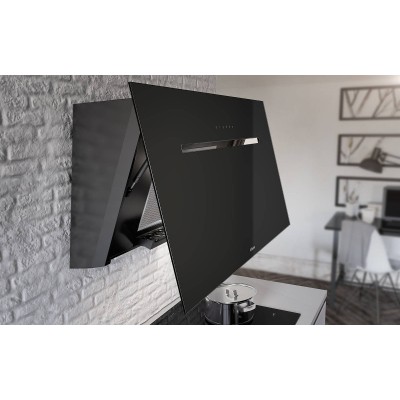 Airforce Foehn Hotte murale inclinée 60 cm noir