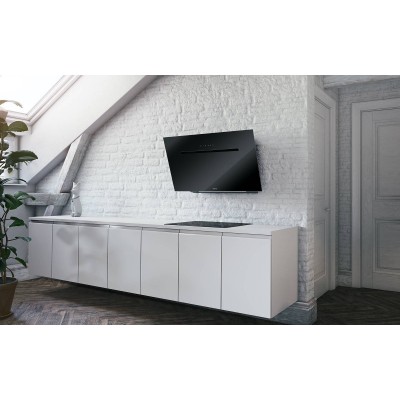 Airforce Foehn Hotte murale inclinée 90 cm noir