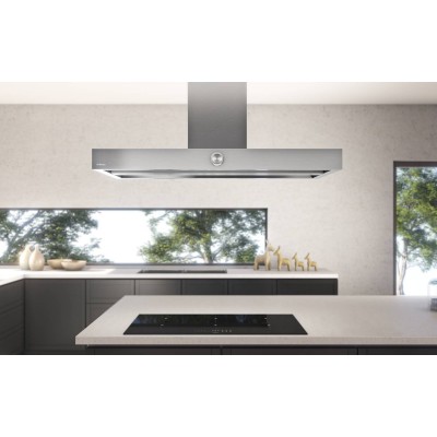 Airforce Vis Boxy Island Hotte îlot 120 cm acier inoxydable