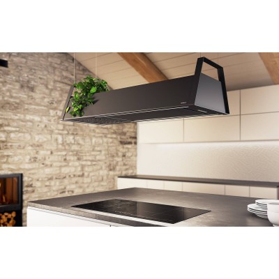 Airforce Tata Abzugshaube isola 90 cm anthrazit schwarz