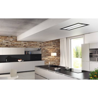 Airforce Split Campana de techo 100 cm negro