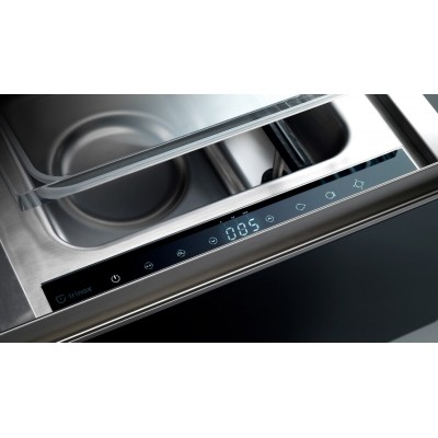Irinox Hz152350002 Zero 15 Built-in vacuum drawer h 14 cm black glass