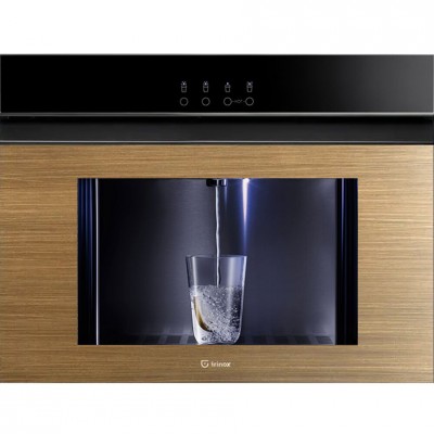 Irinox Hw45H256006 Wave 45 Built-in hot and cold water dispenser h cm striated brass