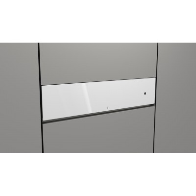 Fulgor fwd150 wh Wärmeschublade 15, weißes Glas