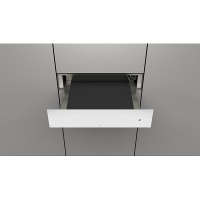 Fulgor fwd150 wh Wärmeschublade 15, weißes Glas