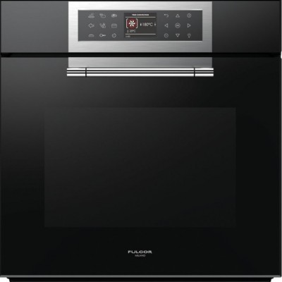 Fulgor fclo 6215 tem bk forno incasso multifunzione 60cm vetro nero