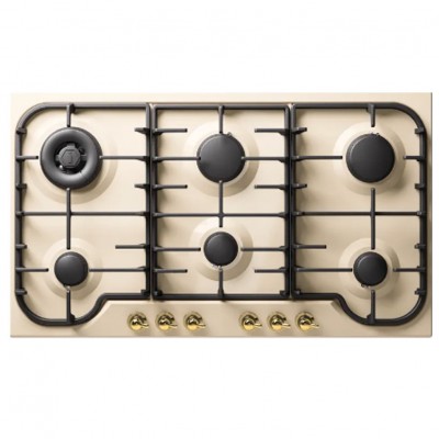 Ilve hcb906cn Nostalgie 86 cm hob in antique white