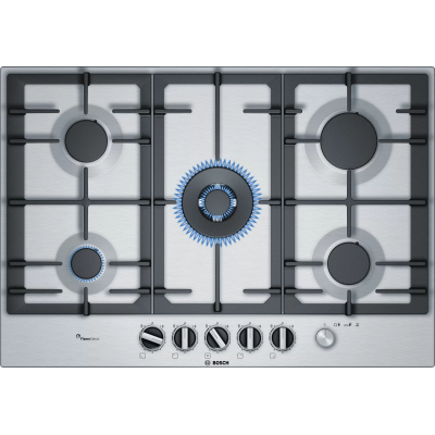 Bosch pcq7a5m90 Series 6 gas hob 75 cm stainless steel