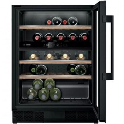 Bosch kuw21ahg0 Series 6 built-in undermount wine cellar h 82 cm black