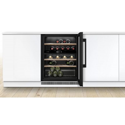 Bosch kuw21ahg0 Series 6 built-in undermount wine cellar h 82 cm black