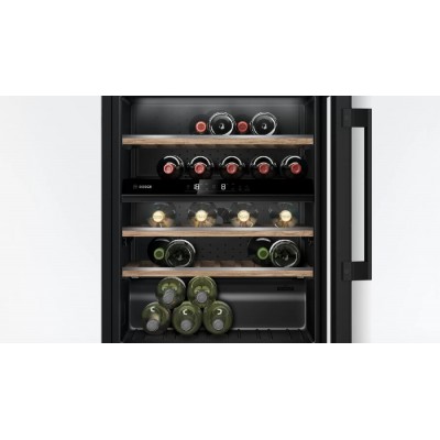 Bosch kuw21ahg0 Serie 6 Einbau-Unterbau-Weinkeller H 82 cm schwarz