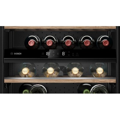 Bosch kuw21ahg0 Series 6 built-in undermount wine cellar h 82 cm black