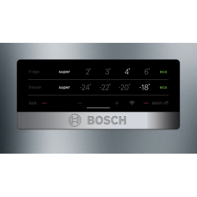 Bosch kgn49xiea Serie 4 freistehender Kombi-Kühlschrank H 203 x 70 cm Edelstahl
