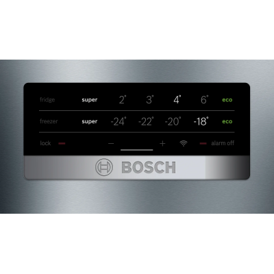 Bosch kgn49xiea Série 4 réfrigérateur combiné pose libre h 203 x 70 cm acier inoxydable