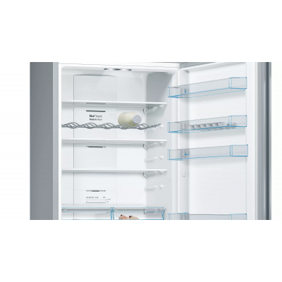 Bosch kgn49xiea Series 4 free-standing combined refrigerator h 203 x 70 cm stainless steel