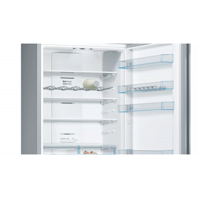 Bosch kgn49xiea Série 4 réfrigérateur combiné pose libre h 203 x 70 cm acier inoxydable