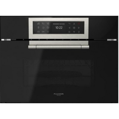 Fulgor fclcmo 4510 tem bk horno microondas combinado empotrado con cristal negro