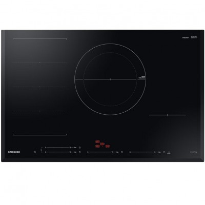 Samsung nz84c6057kk slim fit induction hob 80 cm black