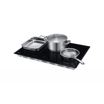 Samsung nz84c6057kk slim fit induction hob 80 cm black