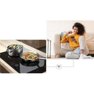 Samsung nz84c6057kk plaque à induction slim fit 80 cm noir