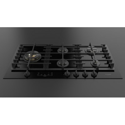 Fulgor fclh 905 gt wk bk gas hob cluster concept 90 cm black glass ceramic