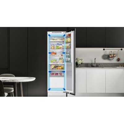 Samsung brd27703eww réfrigérateur combiné encastrable 1 porte h 178 cm