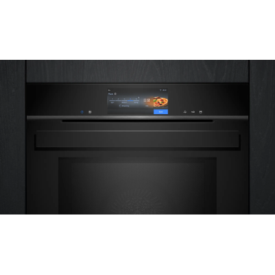 Siemens hn978gqb1 iq700 horno microondas combinado empotrado a vapor 60 cm negro SL