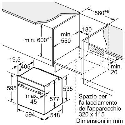 Siemens hs958kdb1 Iq700 forno a vapore da incasso 60 cm nero SL