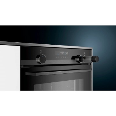 Siemens hr478g5b6s iq700 eingebauter pyrolytischer Dampfbackofen 60 cm schwarz SL