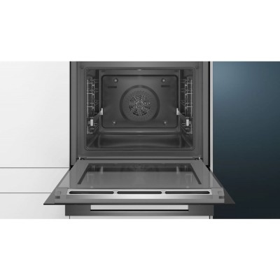 Siemens hr478g5b6s iq700 eingebauter pyrolytischer Dampfbackofen 60 cm schwarz SL