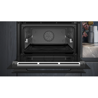 Siemens cs958gcb1 iq700 Einbau-Dampfbackofen H 45 cm schwarz SL