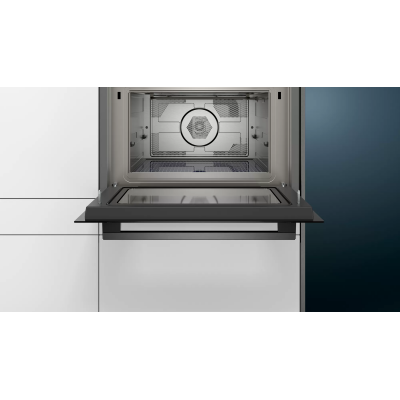 Siemens cm485agb0 iq500 horno microondas empotrable h 45 cm negro SL