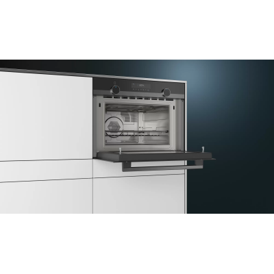 Siemens cm485agb0 iq500 forno microonde da incasso h 45 cm nero SL