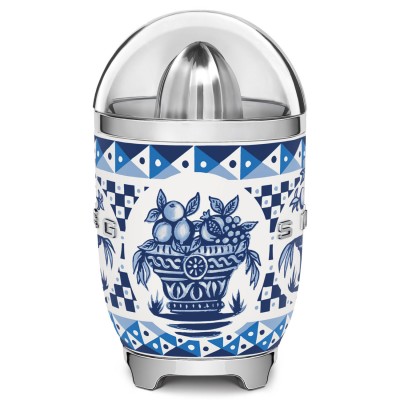Smeg cjf01dgbeu Śródziemnomorska niebieska sokowirówka - Dolce & Gabbana
