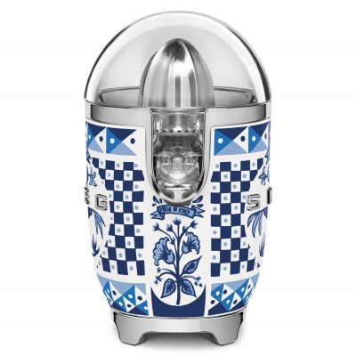 Smeg cjf01dgbeu Śródziemnomorska niebieska sokowirówka - Dolce & Gabbana