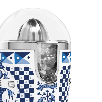 Smeg cjf01dgbeu Śródziemnomorska niebieska sokowirówka - Dolce & Gabbana