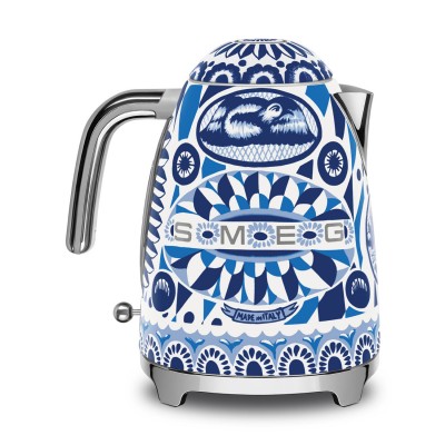 Smeg Klf03Dgbeu Mediterranean blue Kettle - Dolce and Gabbana