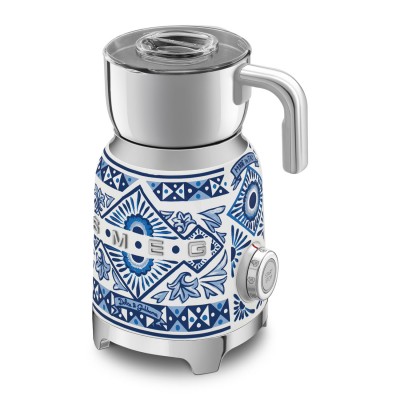 Smeg mff01dgbeu Mediterranean Blue Milk Frother - Dolce & Gabbana